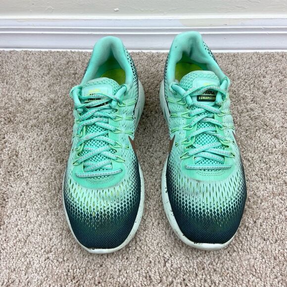 Nike Lunarglide 8 H2O Repel Running Shoes - Green Glow - Picture 4 of 6